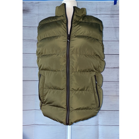 Other - MENS Army Green Puffer Vest Jacket